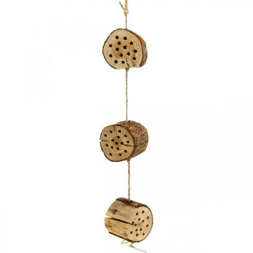 Artikel Insectenhotel hout H65cm nesthulp om op te hangen