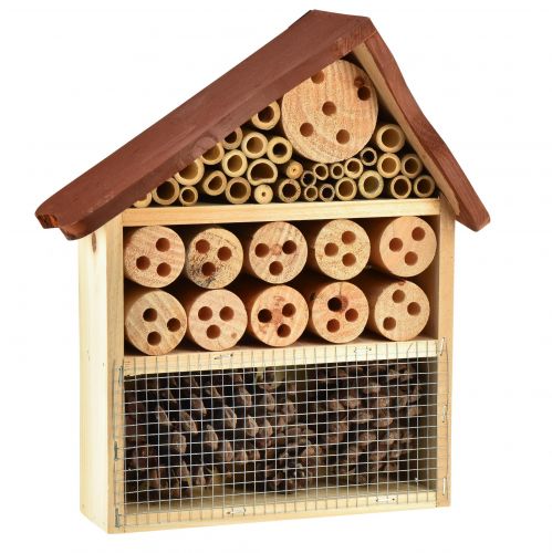 Insectenhotel Bruin Insectenhuis Hout 25cmx8,5cmx32cm