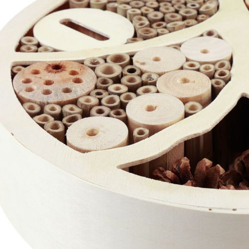 Floristik24 Insectenhotel Hout Rond Natuurlijk Insectenhuis Ø28,5cm H6,5m