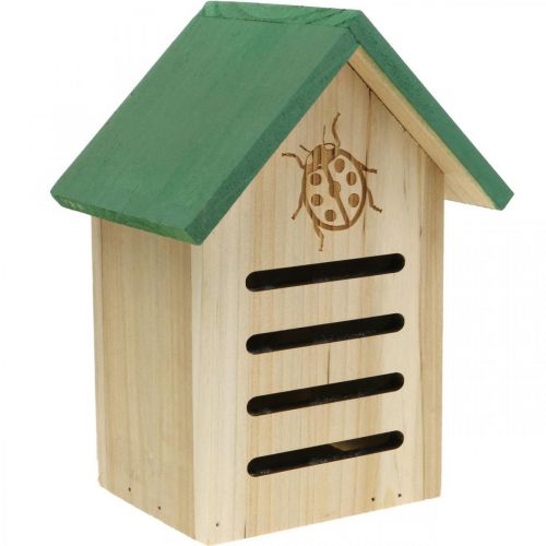 Floristik24 Insect hotel hout, insecten huis tuin lieveheersbeestje H21.5cm