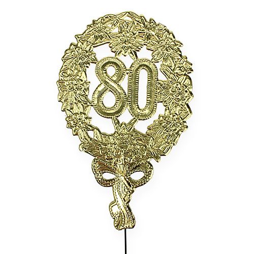Jubileumnummer 80 Ø8cm 10st