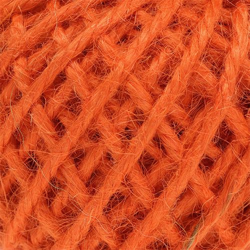 Floristik24 Jute koord oranje Ø3mm 100g