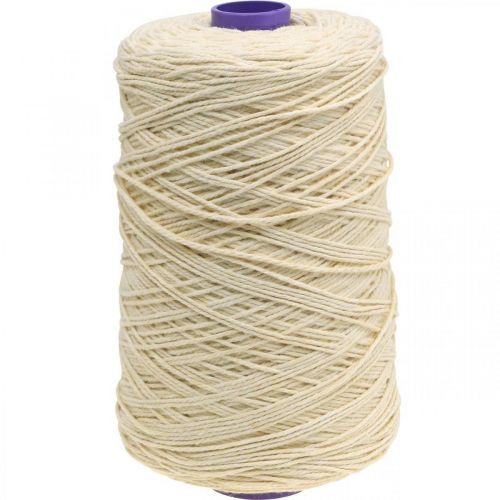 Floristik24 Jute koord Jute touw Jute koord Gebleekt ca. 1.5kg