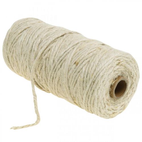 Artikel Jute koord, deco koord, knutsellint natuurlijke kleur, gebleekt Ø4mm L100m