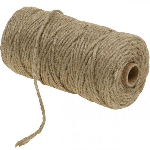 Floristik24 Natuurlijk jute koord, natuurlijke vezel, decoratief koord Ø4mm 100m