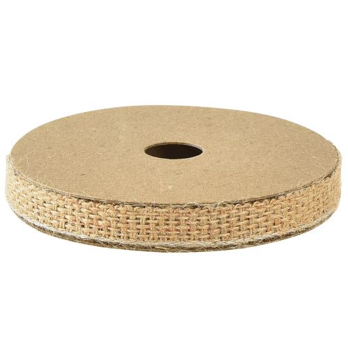 Artikel Jutelint decoratief lint brons natuurlijk lint geweven 12mm 10m