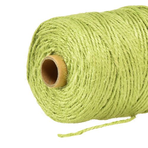 Artikel Jutelint lichtgroen jute koordlint jute groen Ø3mm 200m