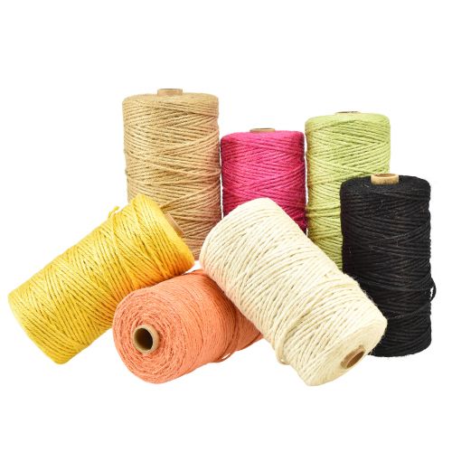 Floristik24 Jutelint jute koordlint jute sierlint Ø3mm 200m