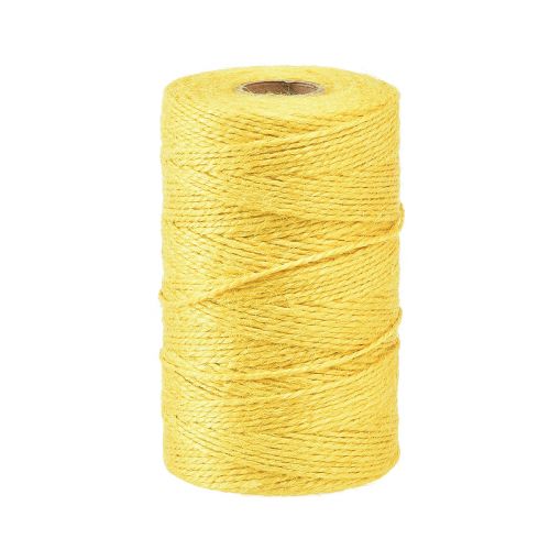 Jutelint jute koordlint jute sierlint geel Ø2mm 200m