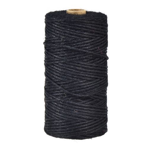 Jutelint jute koordlint jute zwart sierlint Ø3mm 200m