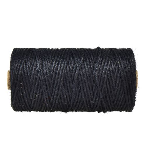 Artikel Jutelint jute koordlint jute zwart sierlint Ø3mm 200m