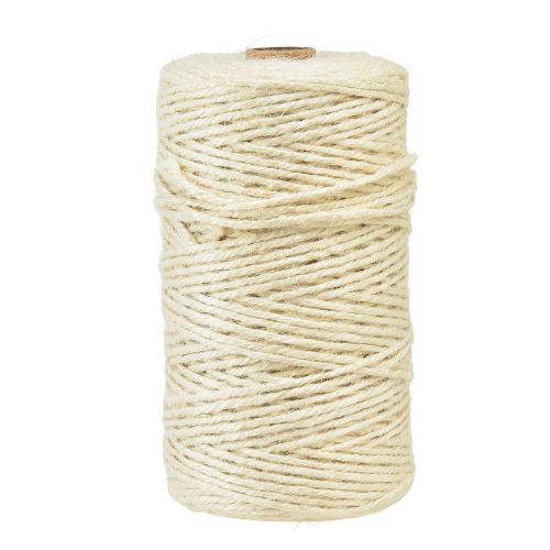 Jutelint jutekoord sierlint jute crème Ø3mm 200m