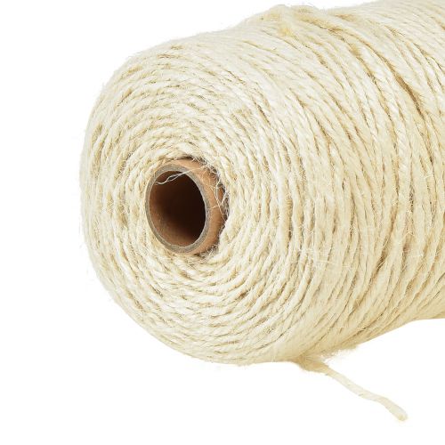 Artikel Jutelint jutekoord sierlint jute crème Ø3mm 200m