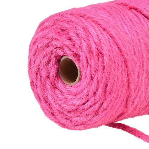 Artikel Jute lintkoord jute sierlint jute fuchsia Ø4mm 100m