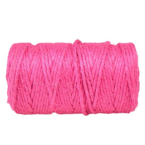 Artikel Jute lintkoord jute sierlint jute fuchsia Ø4mm 100m