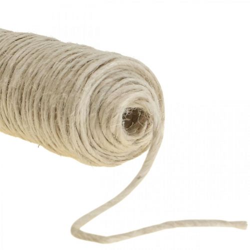 Artikel Juteband naturel gebleekt Sierkoord jute 2mm 150m