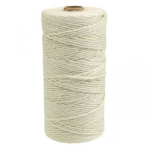 Jute koord, naturel jute koord Naturel, gebleekt Ø3mm L200m