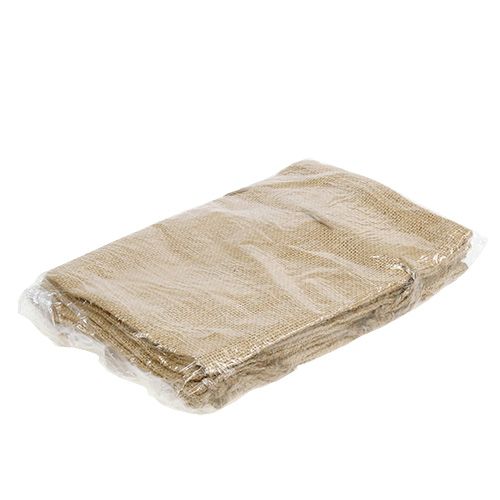 Floristik24 Jute zakken naturel 16cm x 24cm 10st