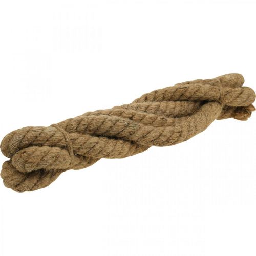 voor de helft Reciteren werkelijk Floristik24.nl Decoratie touw maritiem jute koord naturel zomer decoratie  touw Ø3cm 3m - goedkoop online kopen