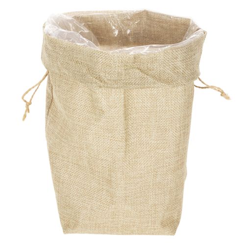 Jute tas 13,5 × 11 cm H25 cm | Floristik24.nl