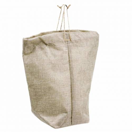 Floristik24 Jute tas 20 × 10 cm H30 cm cadeauzakje