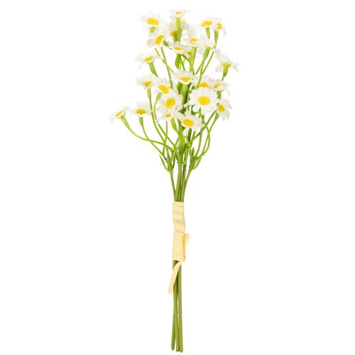 Artikel Kunstmatige kamille als boeket bloemen voor natuurlijke en onderhoudsvriendelijke decoratie, 28 cm, 3 stuks