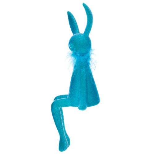 Artikel Paasdecoratie, konijntje als decoratie voor op een plank, ideaal als charmante lentetafeldecoratie, 27 cm, 2 stuks