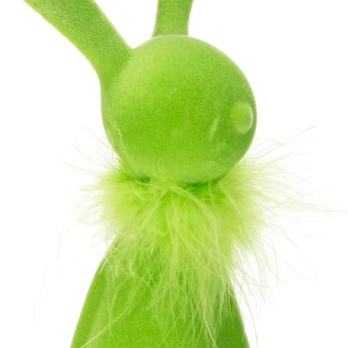 Artikel Paashaasje als decoratief figuurtje voor op een plank, perfect voor feestelijke lentedecoratie in huis, 36 cm, 2 stuks