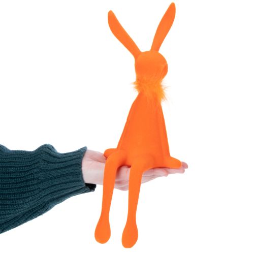 Artikel Paashaasjes om op een plank te zetten, decoratief voor de woonkamer, paasdecoratie, om op te zitten, 36 cm, 2 stuks