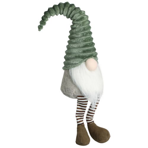 Floristik24 Edge Kruk Kabouter Kerst Groen Bruin H55cm 2st