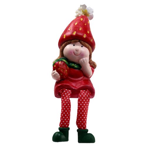 Floristik24 Edge kruk aardbei kinderdecoratiefiguren H11,5-13cm 2st