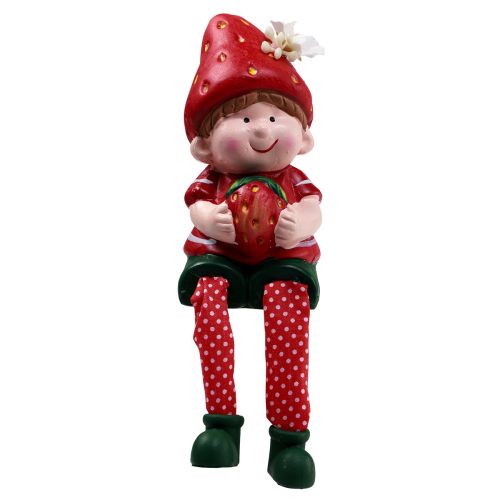 Floristik24 Edge kruk aardbei kinderdecoratiefiguren H11,5-13cm 2st