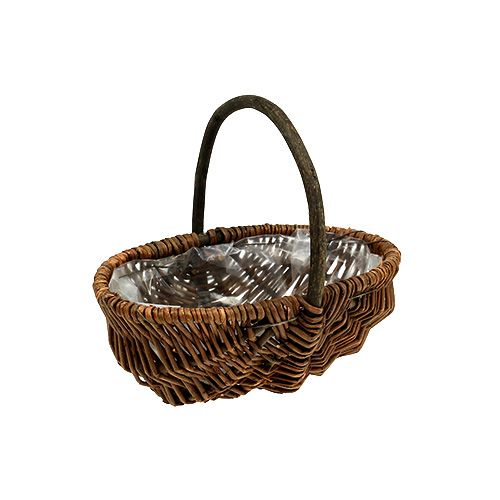 Floristik24 Aardappelmand 23cm met natuurfolie