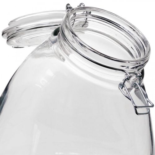 Floristik24 Koekjespot groot helder 22cm