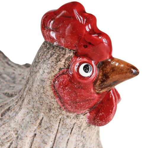 Floristik24 Keramisch decoratief kip grappig paasdecoratiefiguur 16×12×12cm
