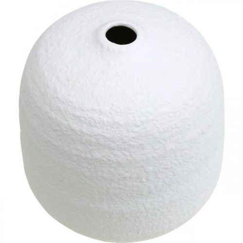 Floristik24 Vaas keramiek, decoratieve vazen wit Ø15cm H14,5cm set van 2