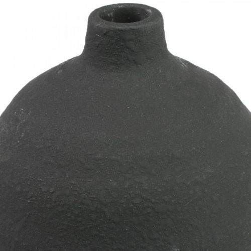 Floristik24 Keramiek Vaas Zwart Deco Vaas Vloervaas Ø18cm H48cm