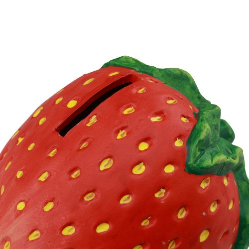 Keramieken spaarpot aardbei decoratie 17×13,5×13,5cm | Floristik24.nl