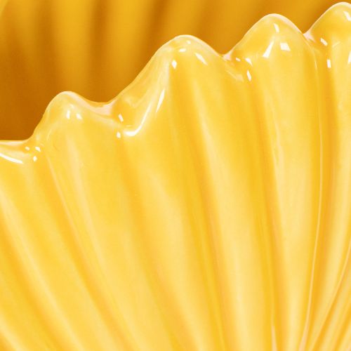 Artikel Pasta vaas van keramiek, decoratieve tafeldecoratie in mediterrane stijl voor woonkamer en kantoor, 16 cm