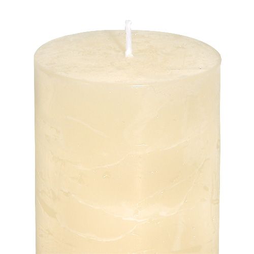 Floristik24 Kaars creme 60mm x 100mm 8st