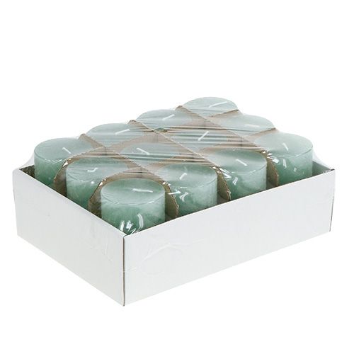 Floristik24 Kaars Kerstjade 50mm x 100mm 12st