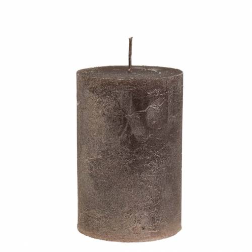 Artikel Effen kaarsen koper metallic 85×120mm 2st