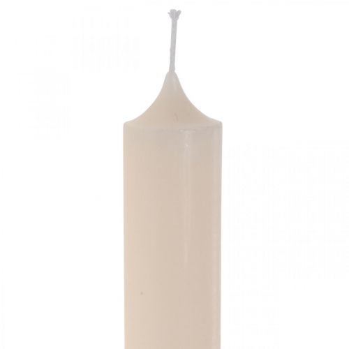 Floristik24 Kaars lange tafelkaars staafkaars creme Ø3cm H29cm