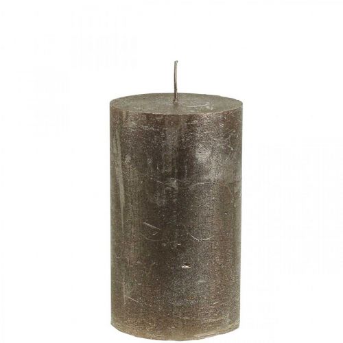 Artikel Stoerkaarsen effen kaarsen koper 70x120mm 4 st