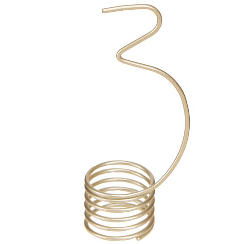 Floristik24 Kaarsdecoratie Advent cijfers 1-4 mat goud metaal H10cm 4 stuks