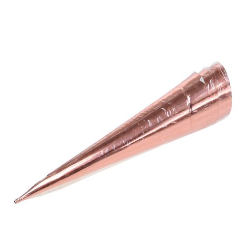 Floristik24 Kandelaar koper Ø4.5cm H14cm 8st