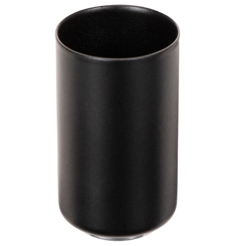 Ronde magnetische kaarsenhouder, matzwart, voor taps toelopende kaarsen van 25 mm, 4 stuks kopen | Floristik24.nl