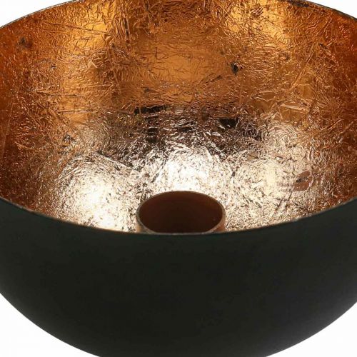 Artikel Kandelaar zwart, bronzen kandelaar Ø13cm H6cm
