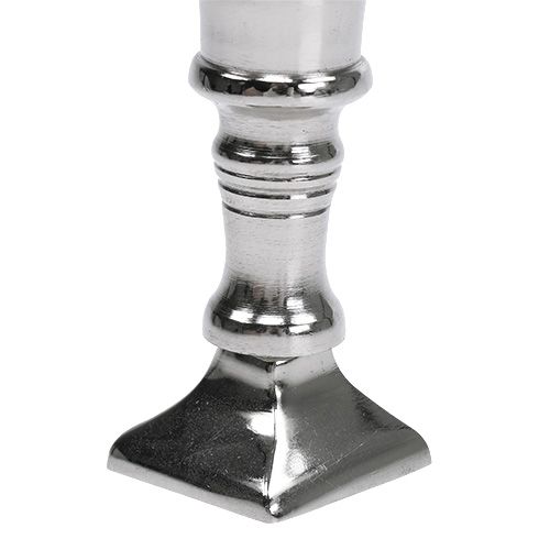 Floristik24 Kandelaar zilver Ø1.1cm H7cm 1p
