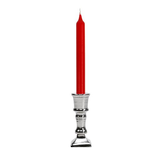 Floristik24 Kandelaar zilver Ø1.1cm H7cm 1p